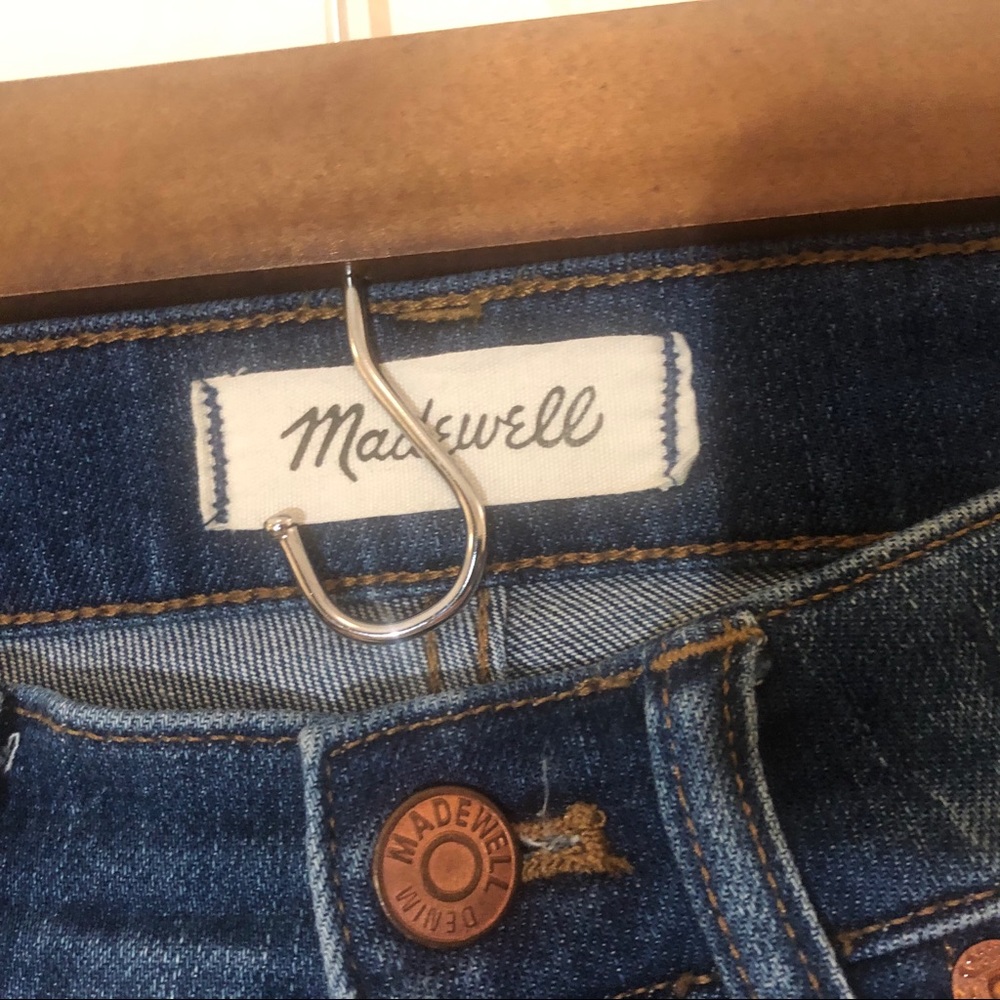 Madewell 9” High Rise Skinny Jeans Raw distressed - Picture 6 of 16